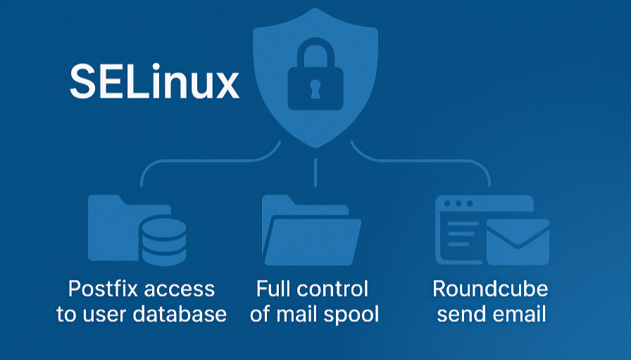 SELinux setup graphic representation